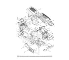 Troybilt 13AT609H063-2001 hood/fuel tank-607 and 608 diagram