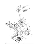 Steering wheel/wheel assembly