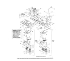 Troybilt 13AT609H063-2001 lower frame/decks-manual pto diagram