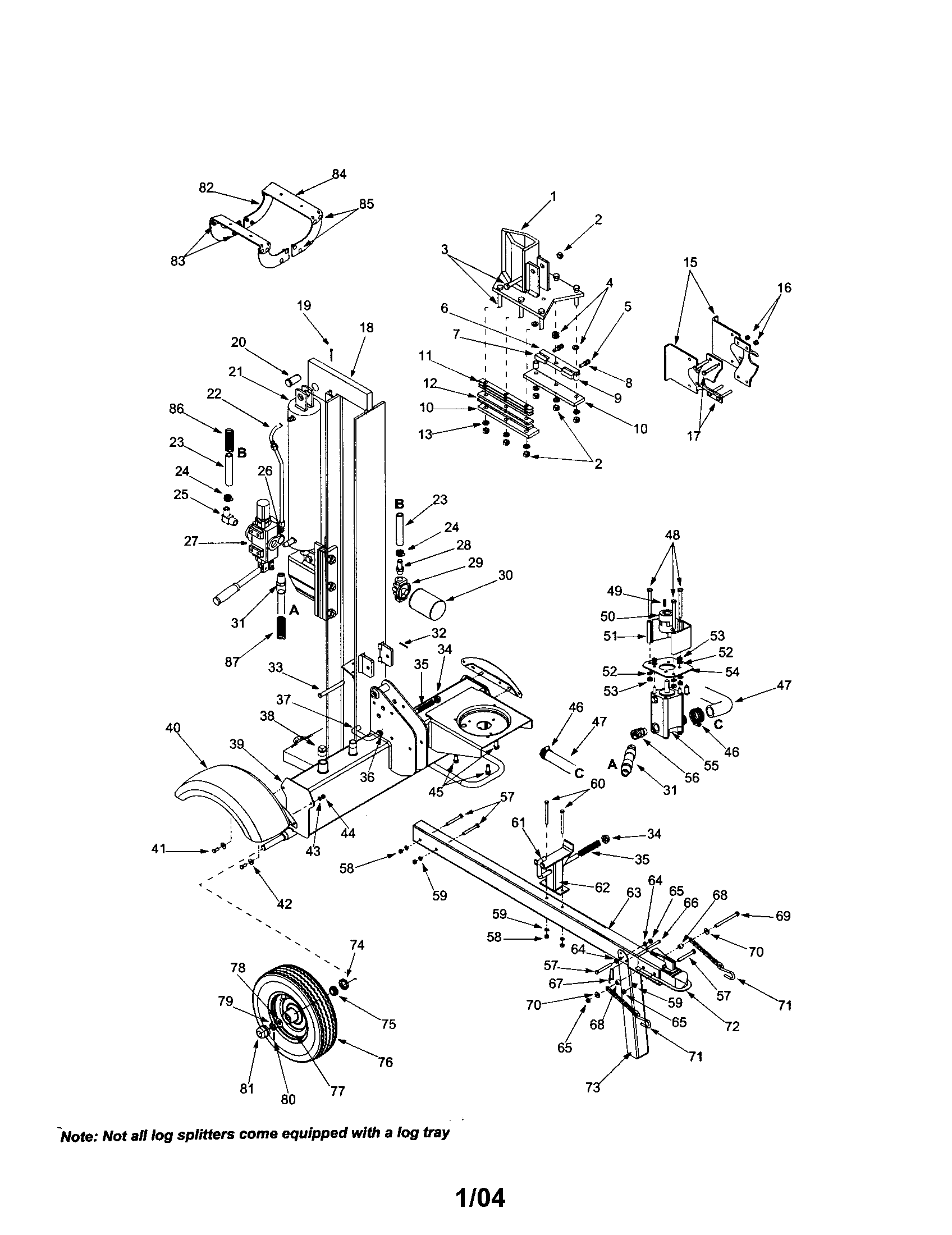 Log splitter