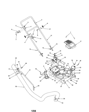 Handle/hose/housing