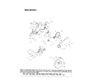 MTD 21A-450 outer and inner engine pulley/wheels diagram