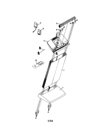 Bike-elliptical-treadmill receiver