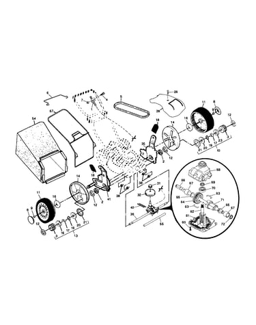 Wheels/tires bag/belt/drive cover