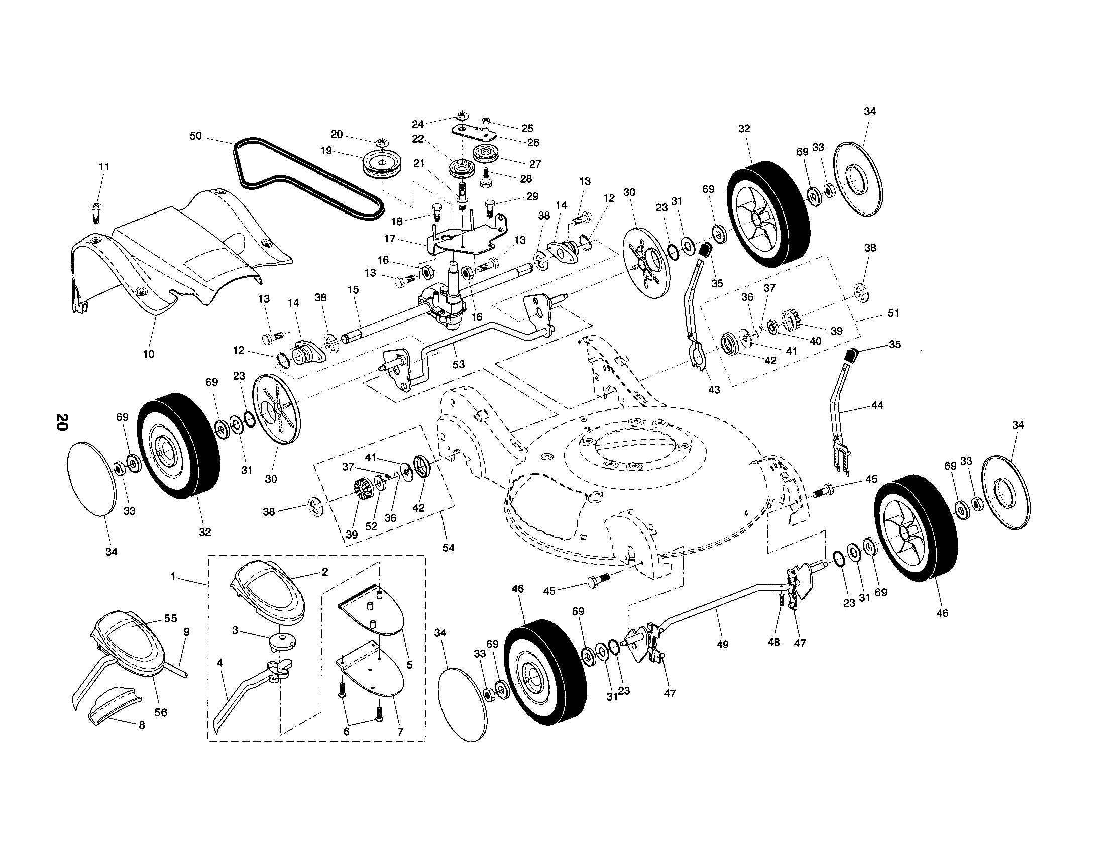 Wheels/tires/drive control