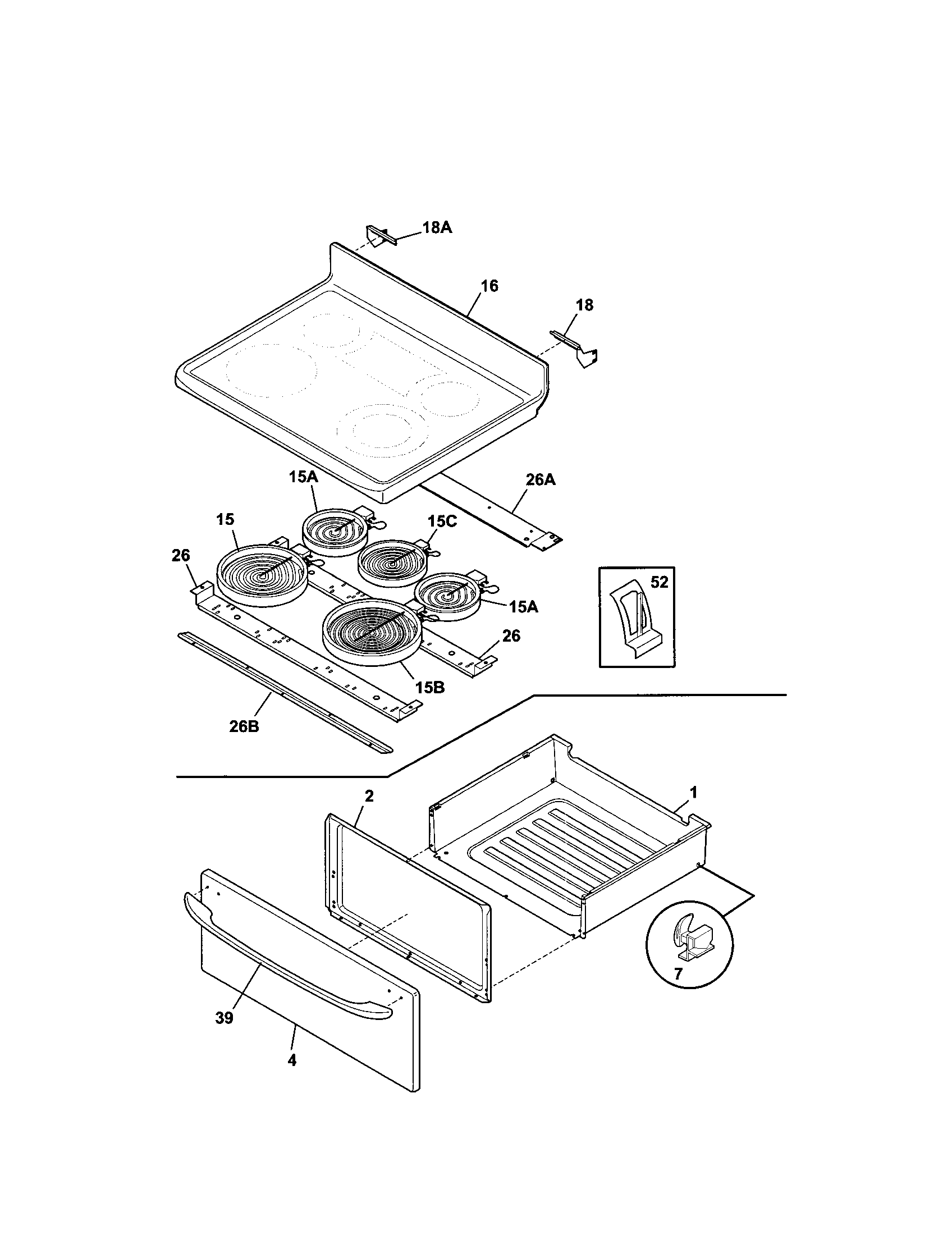Top/drawer