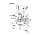 Troybilt LTX-2146 deck shell/belt cover - ltx-1842 diagram