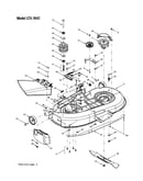Deck shell/belt cover - ltx-1842