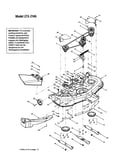 Deck shell/belt cover - ltx-2146