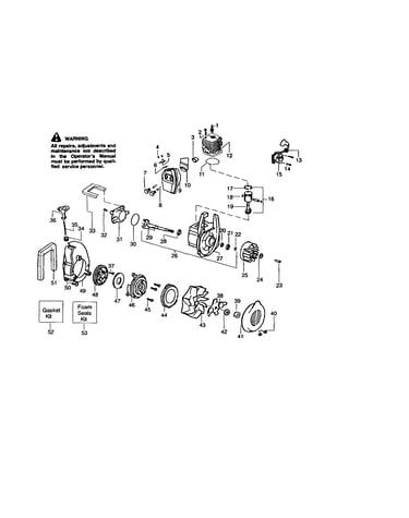 Cylinder/crankshaft/crankcase