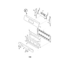 Frigidaire FGFB68CSB backguard diagram