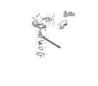 Weed Eater GHT225LE clutch/drive gear/blade/handle diagram