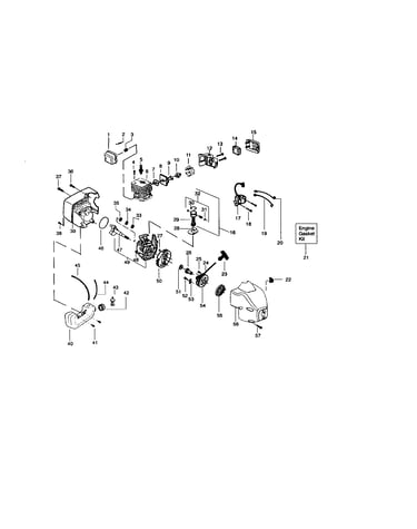 Crankshaft/crankcase/cylinder