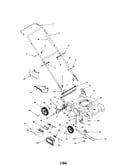Housing/handle/chute/wheels
