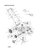 Housing/handle/wheels/chute