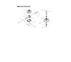 MTD 12A-529N062 bevel gear/housing/output shaft diagram