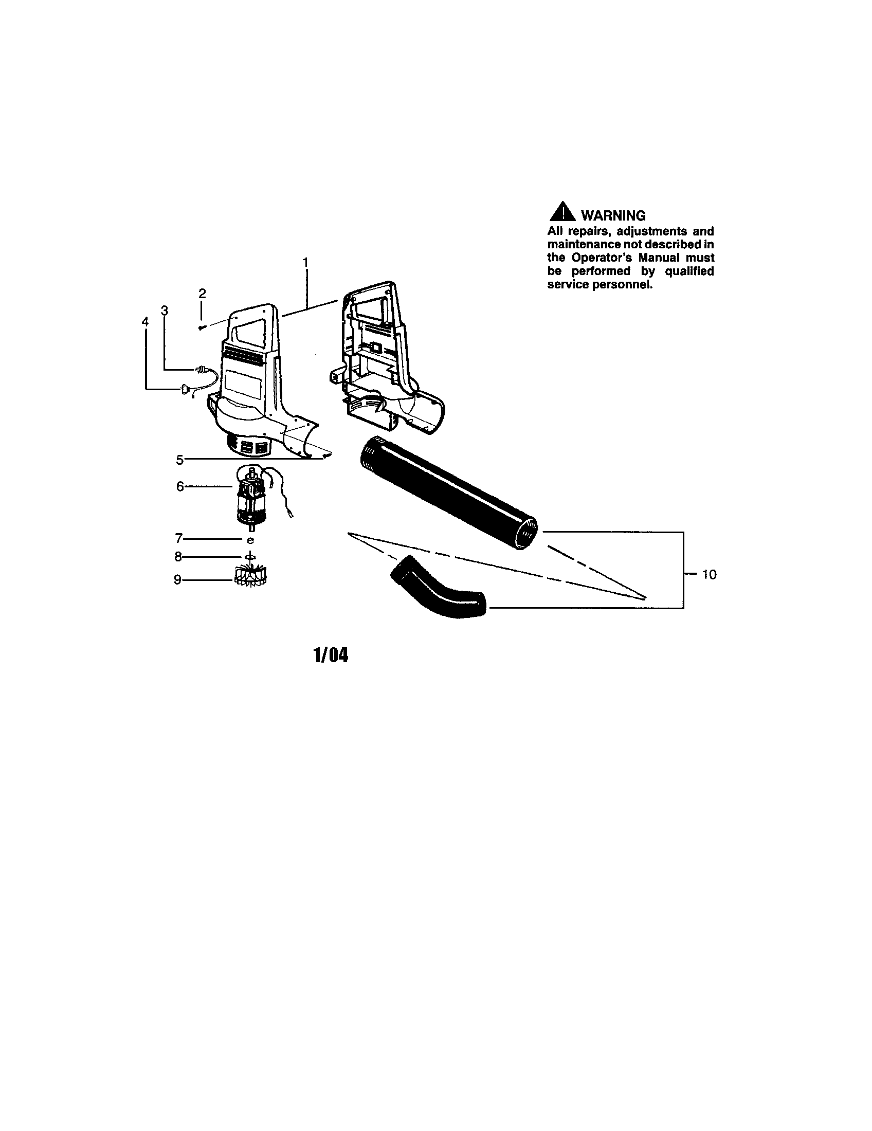 HOUSING SET/NOZZLE/TUBE/IMPELLER