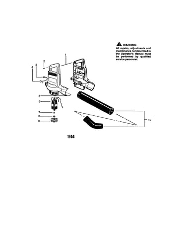 Housing set/nozzle/tube/impeller