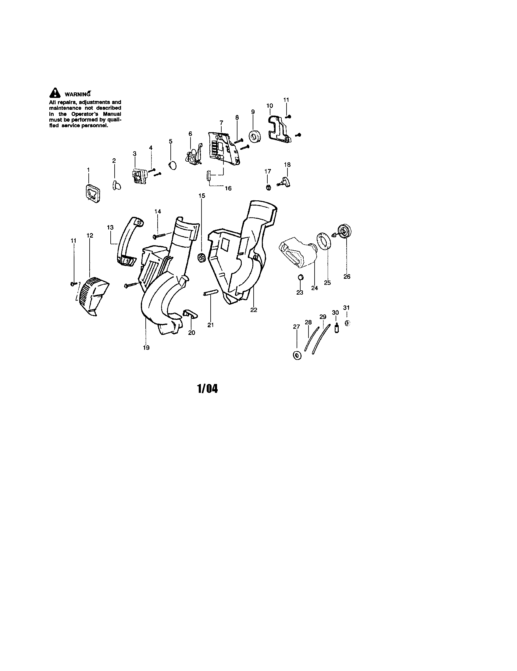 Housing/handle/fuel tank