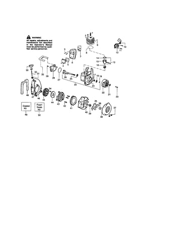 Cylinder/crankcase/crankshaft