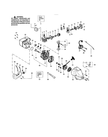 Crankcase/crankshaft/cylinder