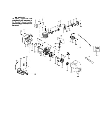 Crankcase/crankshaft/cylinder