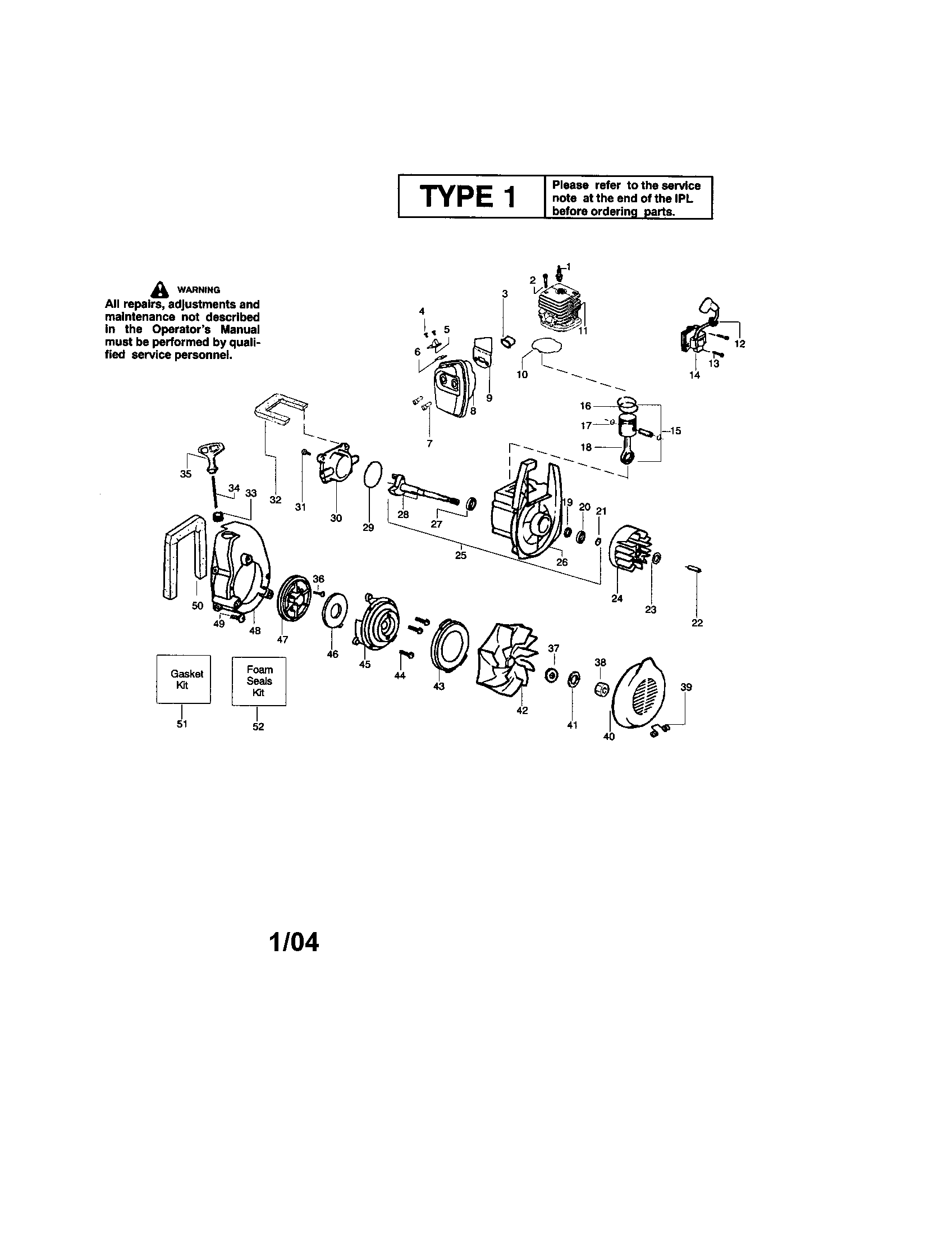 CRANKCASE/CRANKSHAFT/CYLINDER