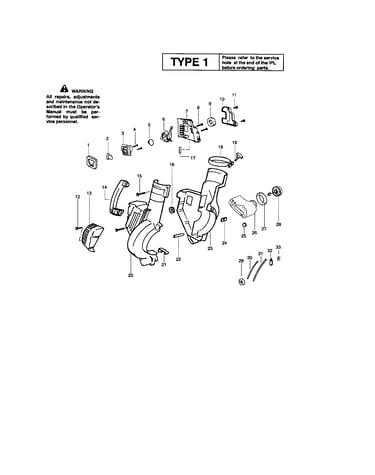 Housing/handle/fuel tank