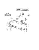 Cylinder/crankcase/crankshaft