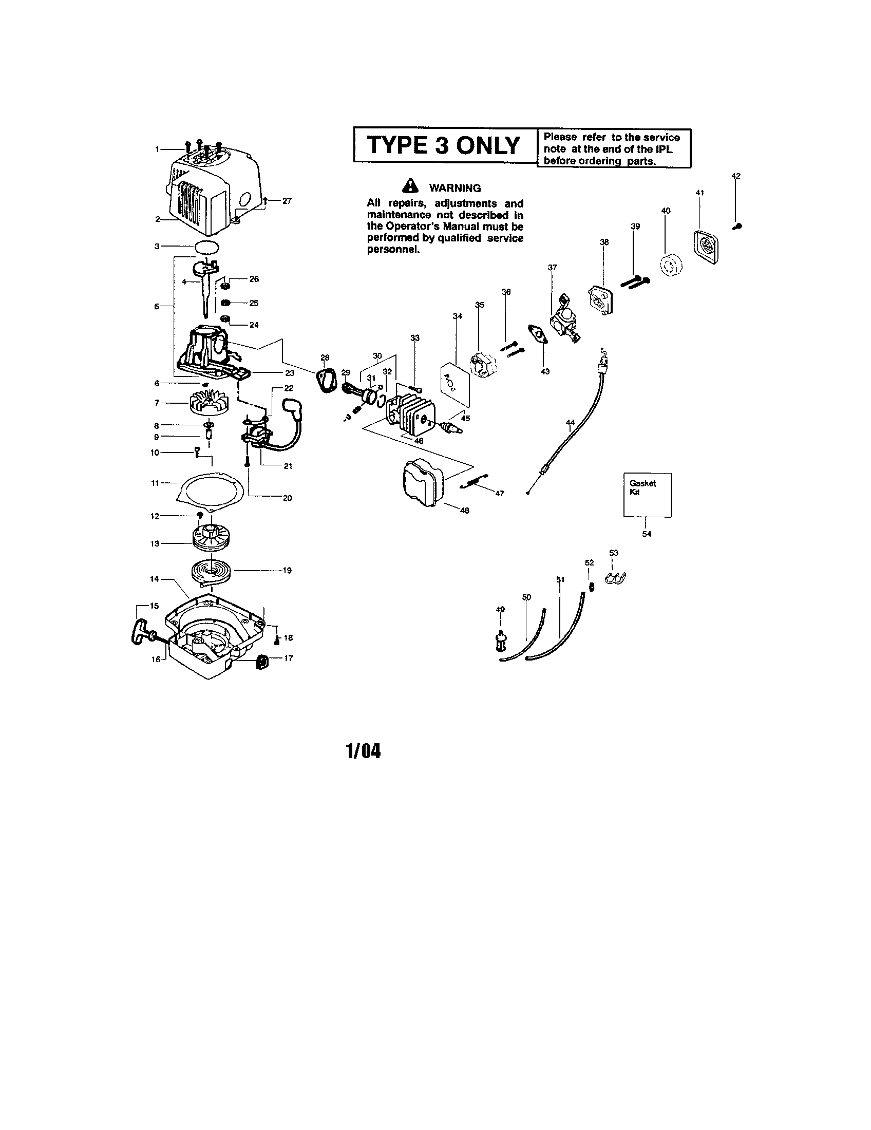 Crankcase/cylinder/crankshaft