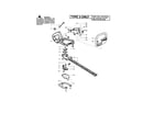 Weed Eater GHT180-TYPE 3 blade/handle/clutch diagram