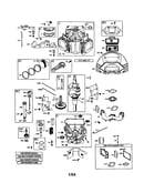 Cylinder/engine-sump/crankshaft