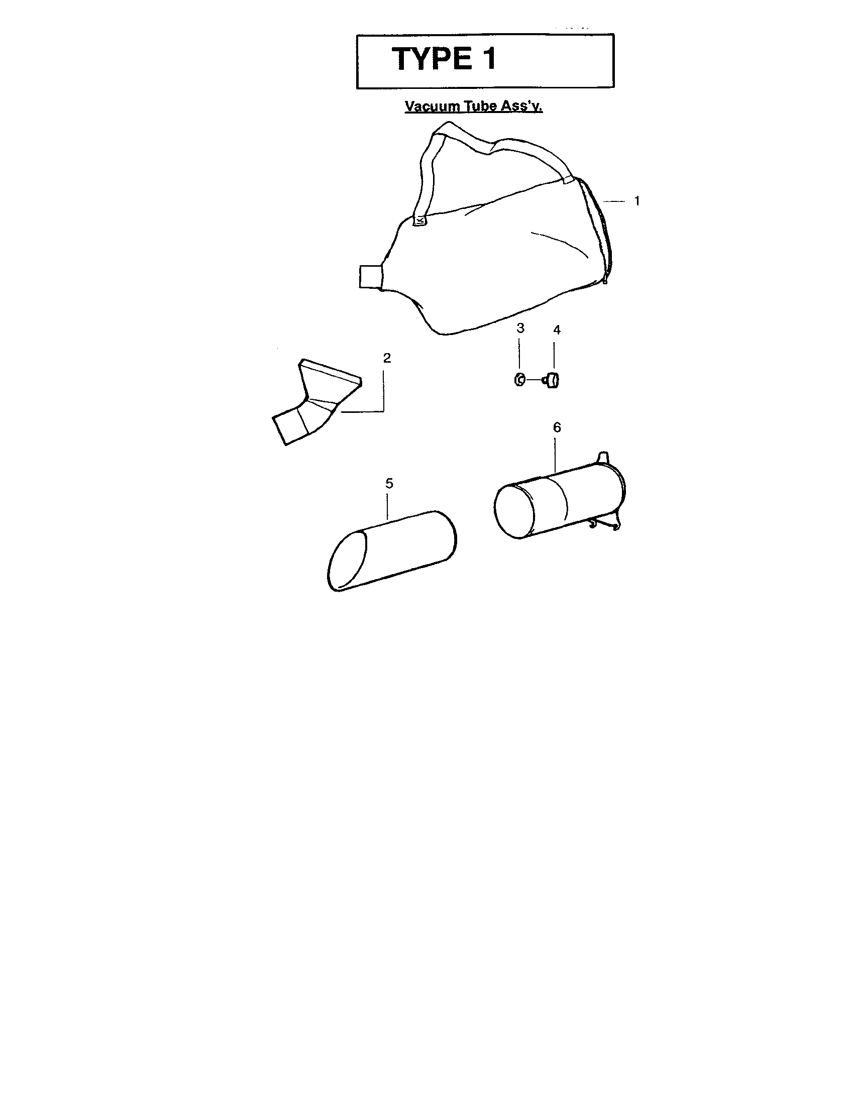 Vacuum tube assembly