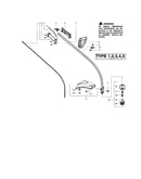 Driveshaft/handle/shield