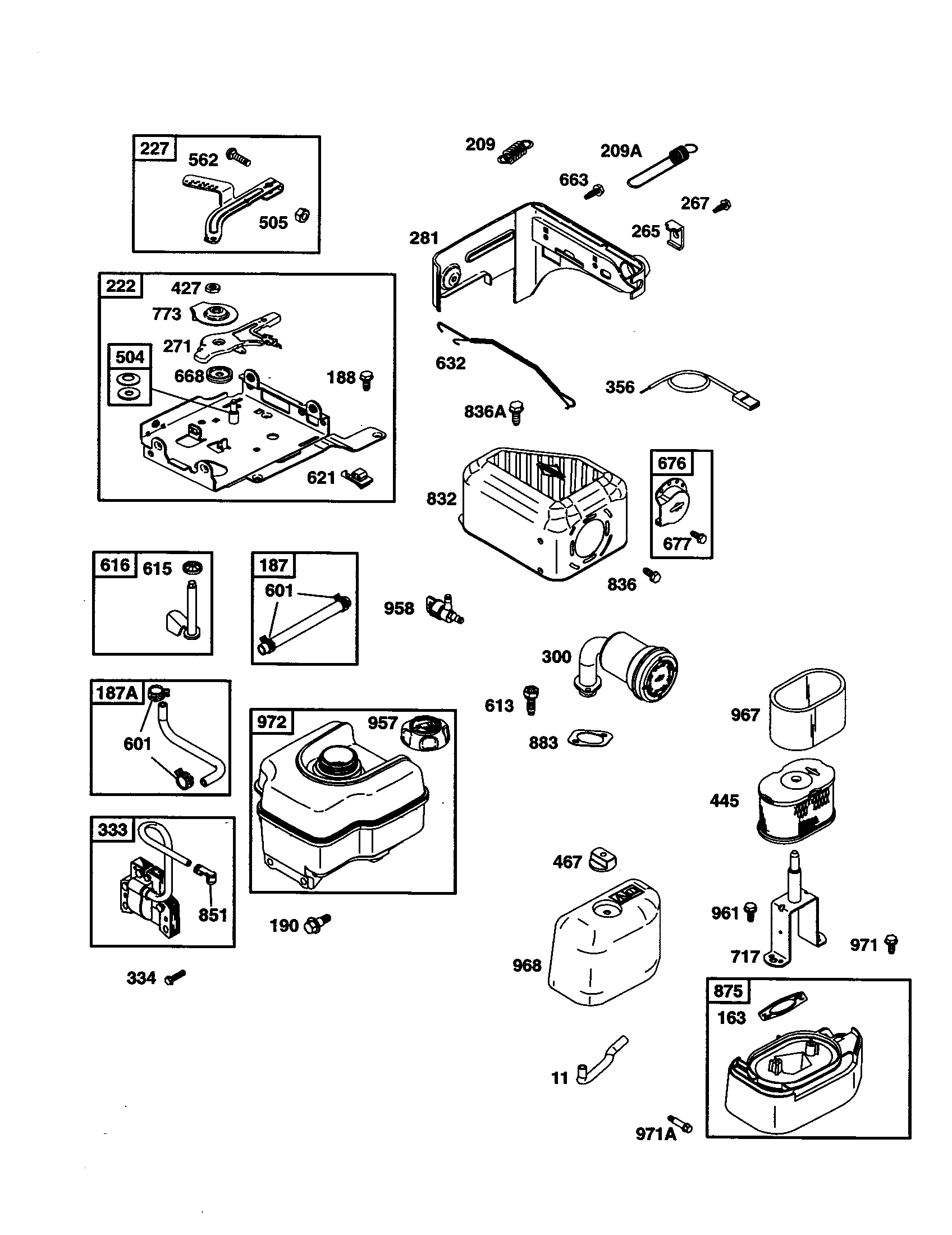 MUFFLER GUARD/FUEL TANK