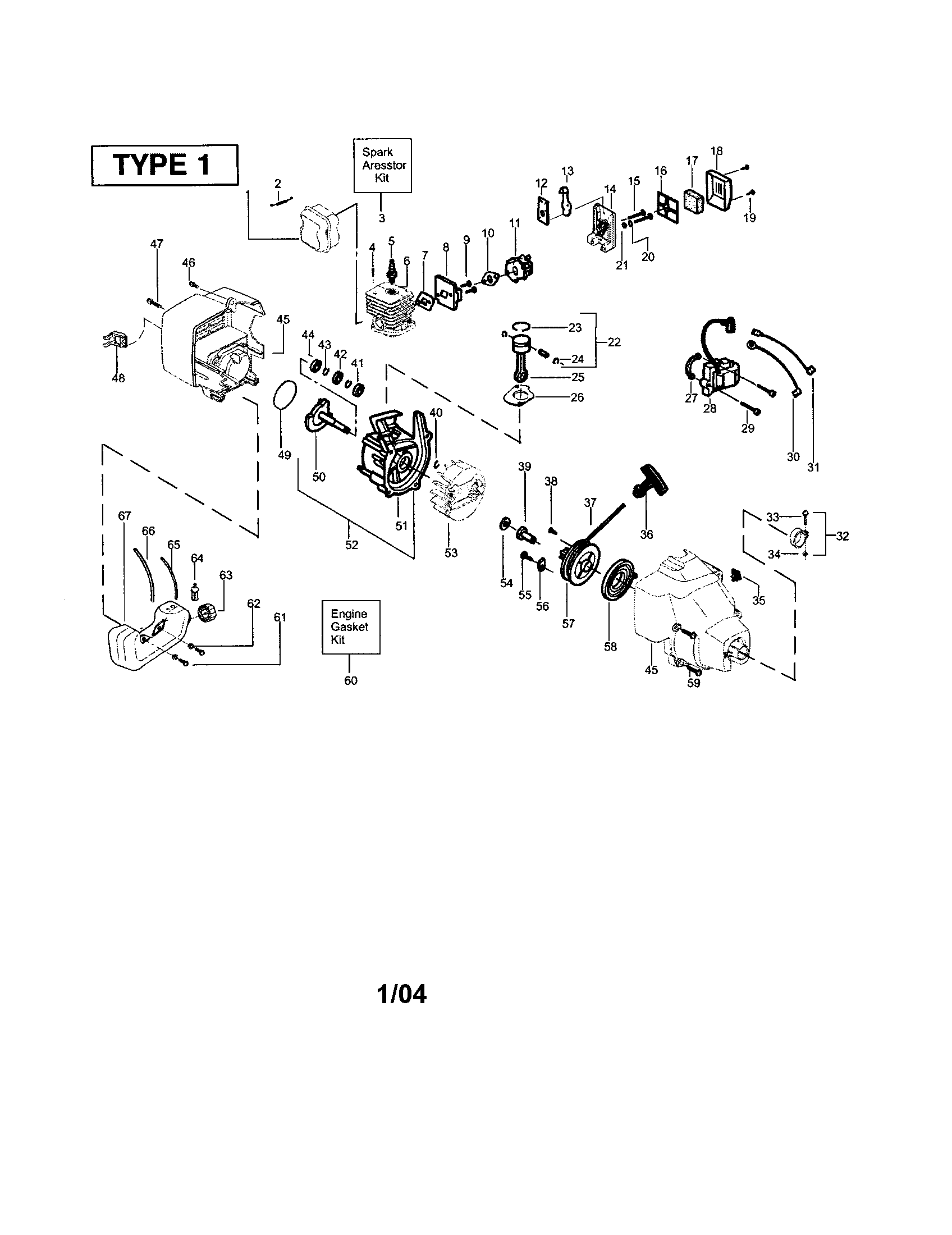 Crankcase/crankshaft