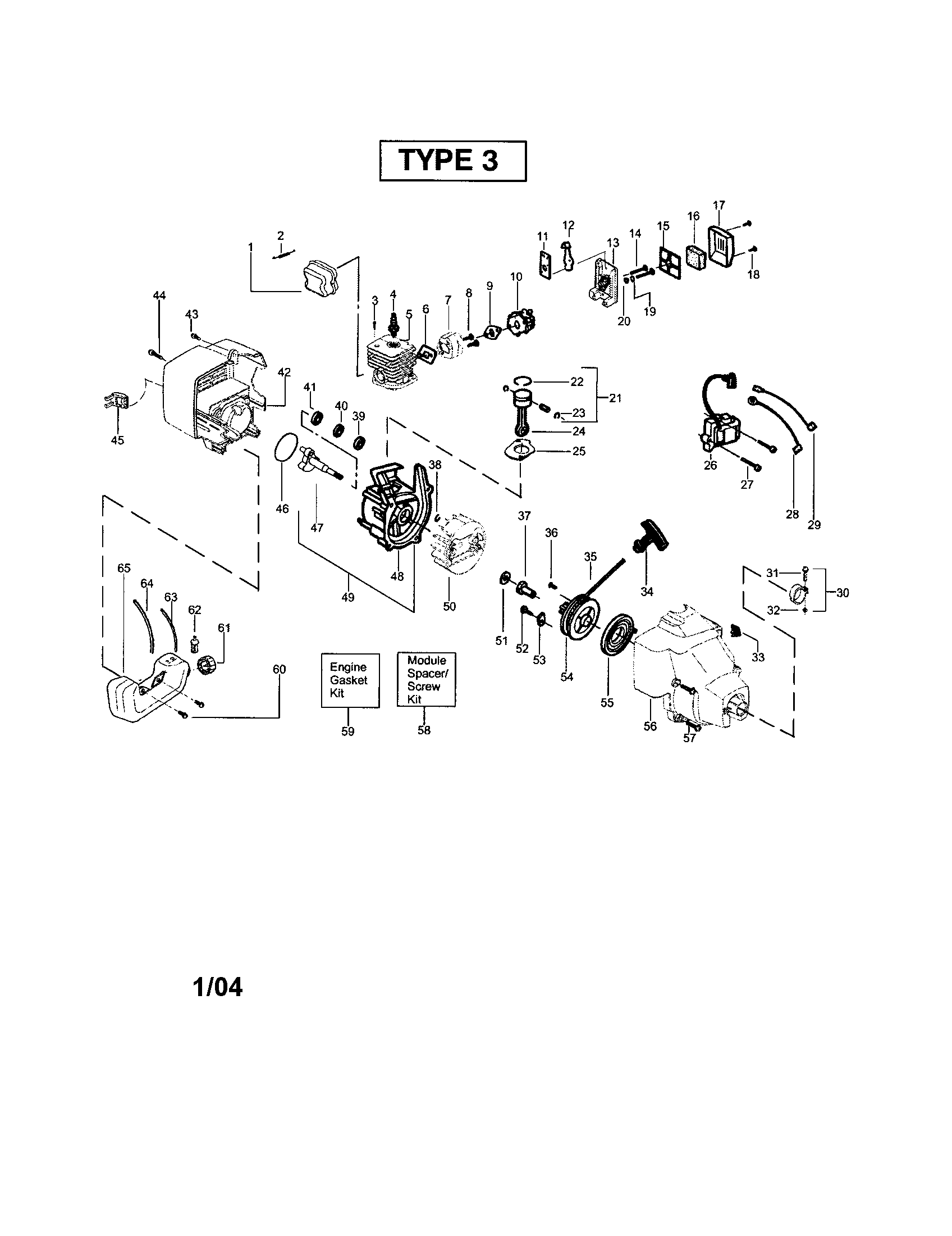 Crankcase/crankshaft