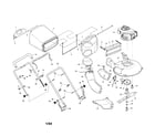 Craftsman 917374800 engine/housing/handle/bag diagram
