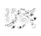 Craftsman 917377794 wheels/tires/drive cover/belt diagram