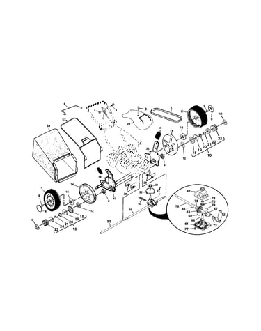 Wheels/tires/bag/belt