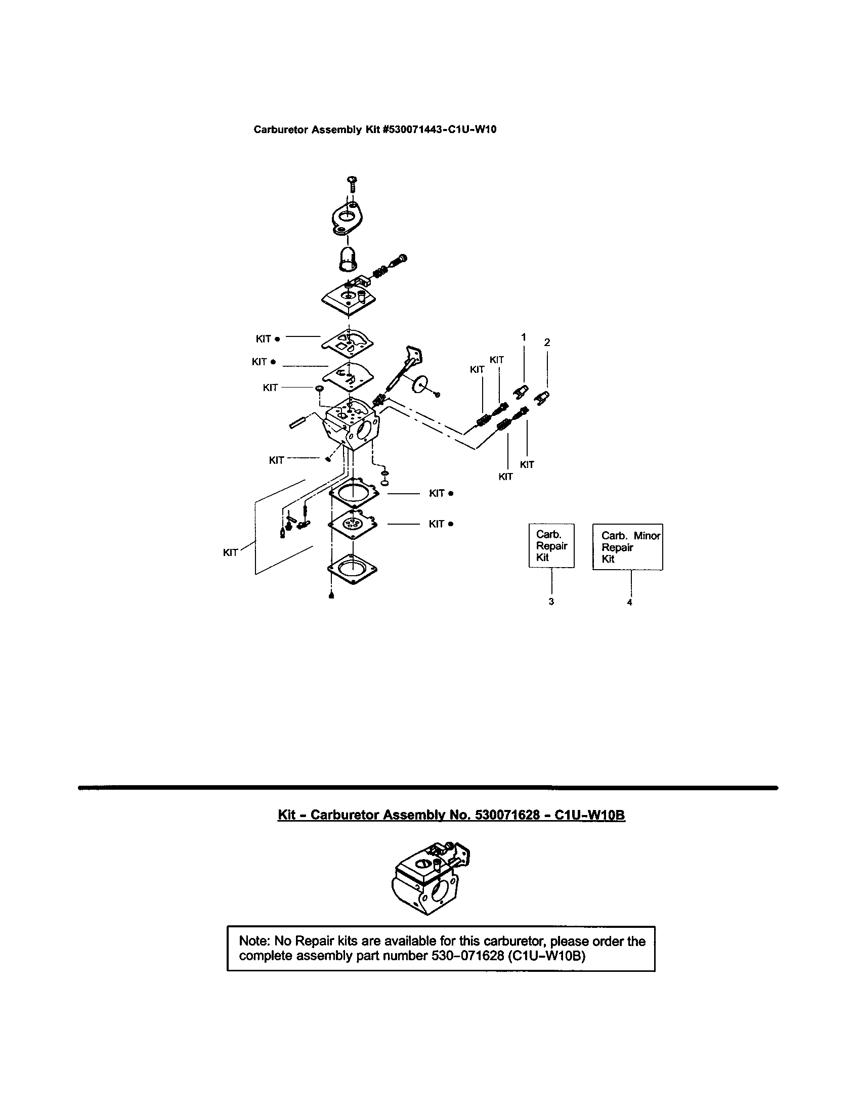 Carburetor's
