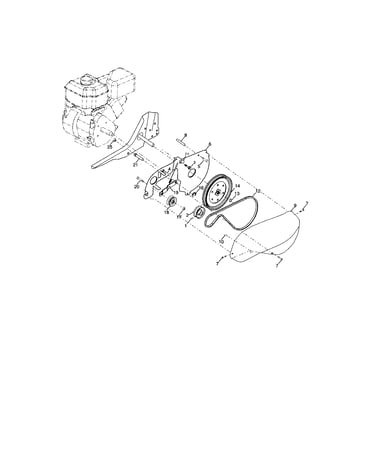 Belt guard and pulley