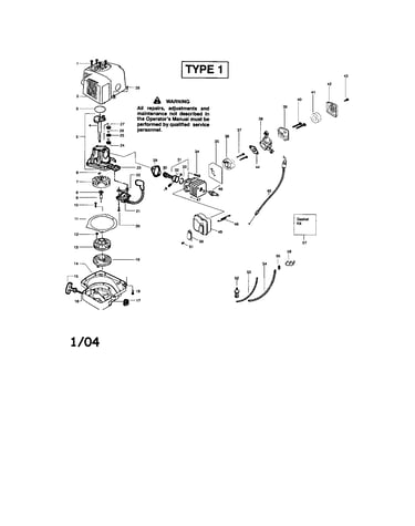 Shroud/cylinder/crankshaft