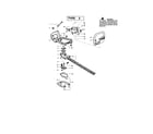 Weed Eater GHT220LE TYPE 3 blade/handle/gear box diagram
