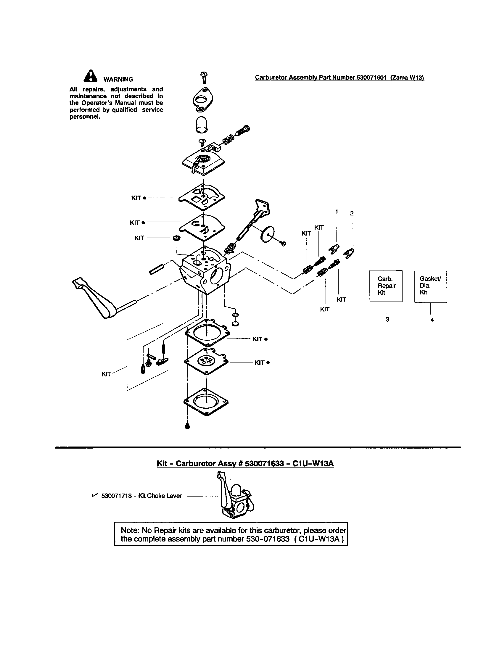 Carburetor's