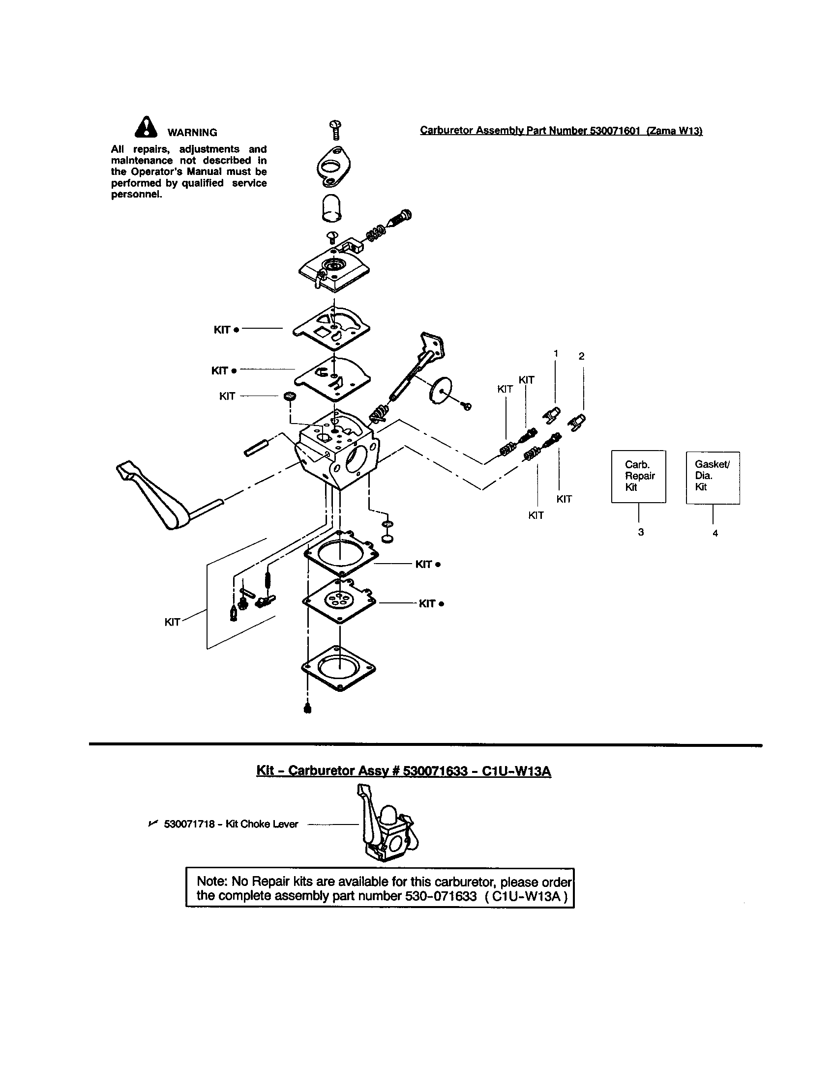 Carburetor's