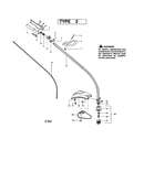Driveshaft/shield/handle