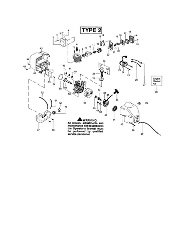 Cylinder/crankcase/crankshaft