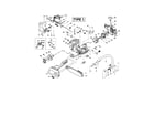 Poulan 221LE TYPE 1 chain/bar/chassis/handle diagram