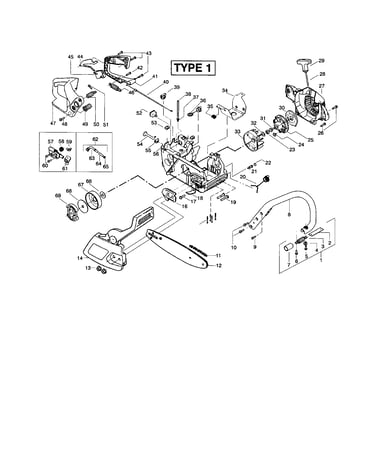 Chain/bar/chassis/handle